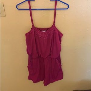 Pink romper
